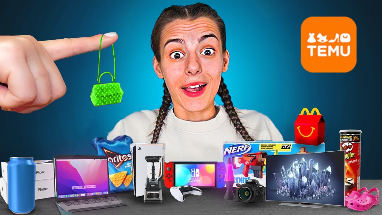 I Bought The Tiniest Products on Temu!