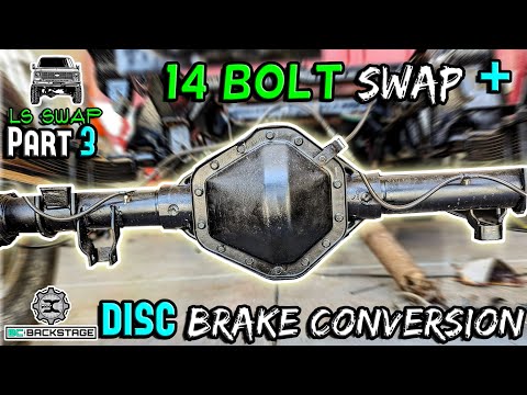 14 bolt swap and disc brake conversion
