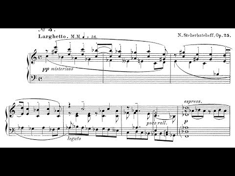 Nikolay Shcherbachyov - Les solitudes, Op.25/3: Clair de Lune