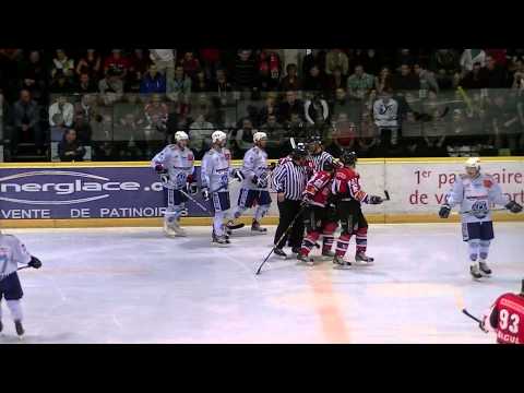 Hockey sur glace - Mulhouse-Montpellier. Match retour des Quarts de finale Playoff