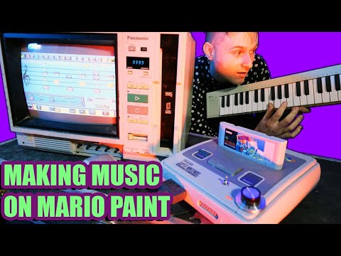 SNES MARIO PAINT MUSIC COMPOSER - The Music Production Suite For Super Nintendo