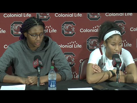 POSTGAME: Aliyah Boston, Tyasha Harris — 2/10/20
