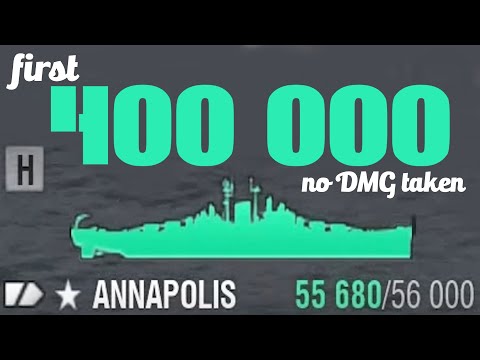 Supercruiser Annapolis 450,000 damage || World of Warships Replays
