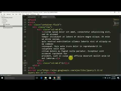 Bootstrap 3 tutorial Step 3 - Bootstrap 3 nested grid system | Code Mystery