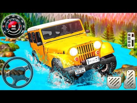 Offroad Uphill Crazy Jeep Driving Simulator 2019 - Android Gameplay
