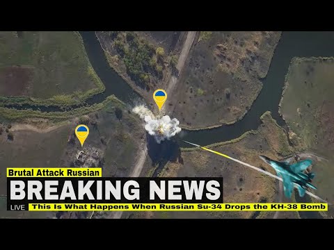 This Is What Happens When Russian Su-34 Drops the KH-38 Bomb