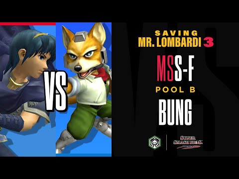 SAVING MR. LOMBARDI 3 - s-f (Marth) vs Bung (Fox) - SSBM - Pool B