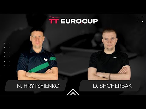 12:25 Nazarii Hrytsyienko - Denys Shcherbak 17.08.2024 Table Tennis TT Euro.Cup Ukraine Elite 3