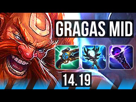 GRAGAS vs SYLAS (MID) | 11/4/13, 500+ games, Dominating | EUW Master | 14.19