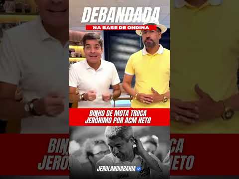 🚨 DEBANDADA NA BASE DE JERO: EX-PREFEITO DE LAJE, BINHO DE MOTA, DECLARA APOIO A ACM NETO🚨