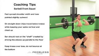 248. Barbell Front Squat