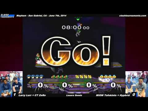 Mayhem - CT ZeRo + Larry Lurr vs MIOM Tafokints + Hyprid - SSBM