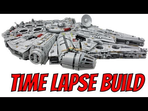 LEGO UCS Millenium Falcon 75192 Time Lapse - 20 Hours in 20 Minutes!