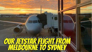 Jetstar A320 Melbourne to Sydney trip from Melbourne Airport to Sydney Airport