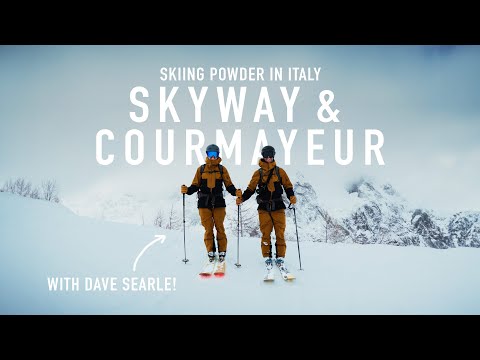 Skiing Powder in Italy with Dave Searle - Skyway & Courmayeur - GoPro Hero 12 & MAX [4K]