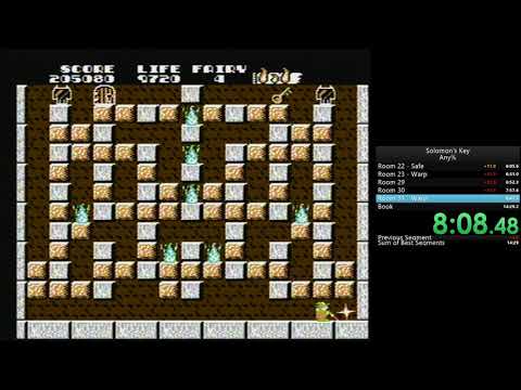 PxlGrease Solomon's Key Any% in 14:39