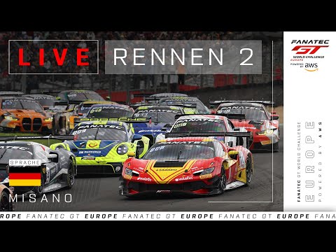 LIVE | Rennen 2 | Misano | Fanatec GT Europe 2024 (Deutsche)