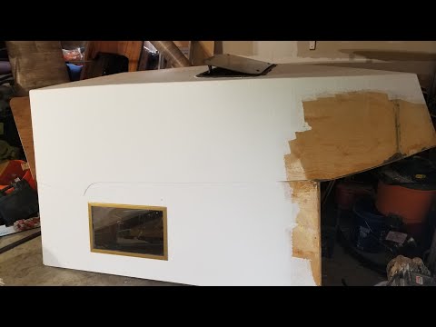 How to waterproof camper or boat with epoxy fiberglass and paint!