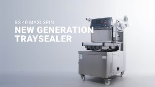 Schalensiegler BS 40 MAXI SPIN – Traysealer: rotation function for more capacity