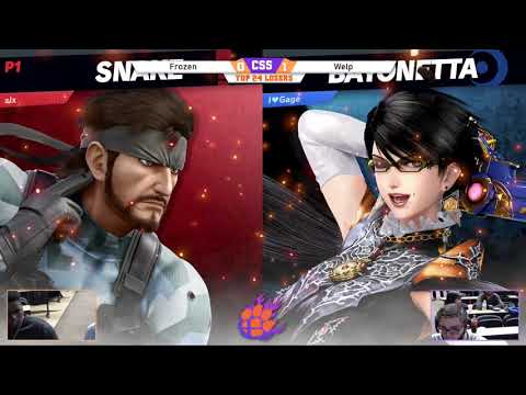 Clemson Smash Series 23 - Losers - Frozen (Snake) vs. Welp (Bayonetta) - SSBU