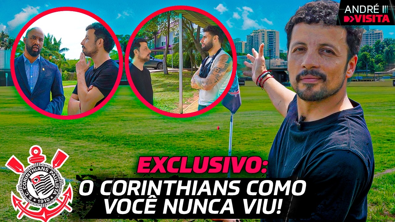 ANDRÉ HERNAN VISITA - CENTRO DE TREINAMENTO DO CORINTHIANS