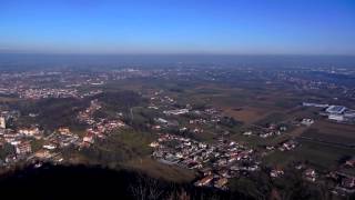 preview picture of video 'Panorama dal Monviso alla Bisalta, da San Maurizio, Vignolo, Cuneo'
