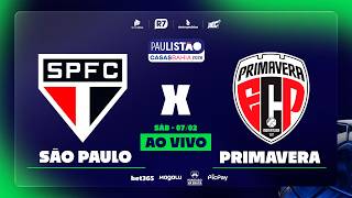 São Paulo x Primavera | Paulistão 2026 na RECORD