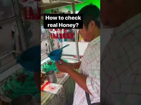 How to check real honey #honey #qualityhoney #food #viral #trending #shorts #reels #realhoney #eat