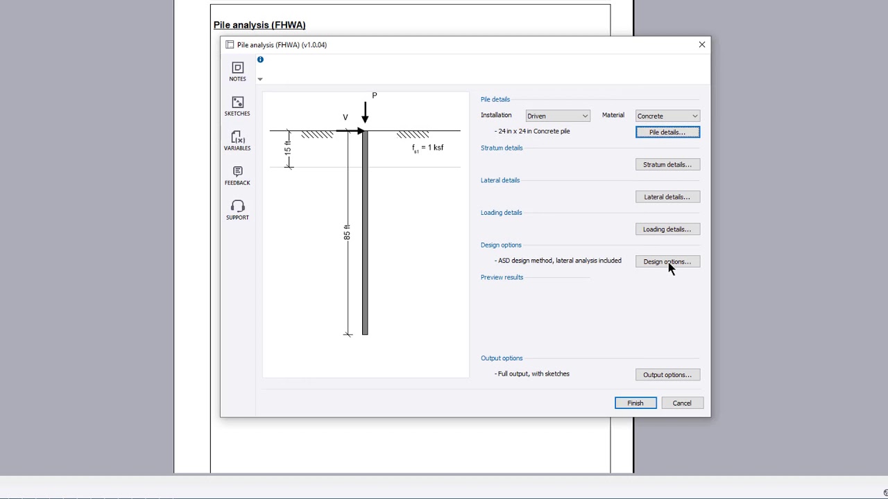 Pile analysis (FHWA)