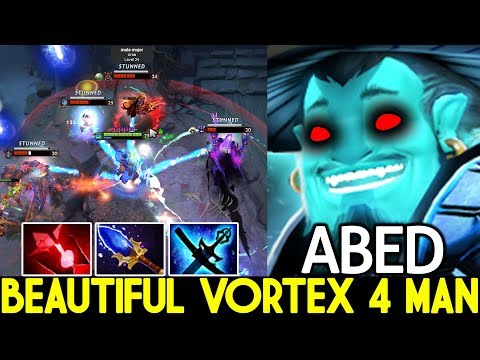 ABED [Storm Spirit] Beautiful Plays Epic Pro Vortex 4 Man 7.22 Dota 2