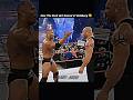 How The Rock Got Scared Of Goldberg The Rock Ran Away From The Ring Shorts