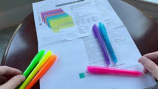 Review of the Coruscant Highlighter - 100 pack color fluorescent pen shell, wide chisel point mark