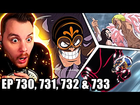 KING KONG GUN! | One Piece REACTION Episode 730, 731 & 732