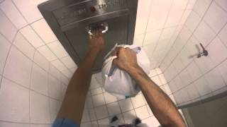 36th floor garbage drop. High tower, such sound!