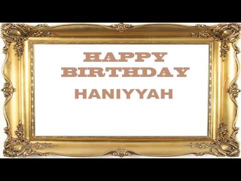 Haniyyah   Birthday Postcards & Postales - Happy Birthday