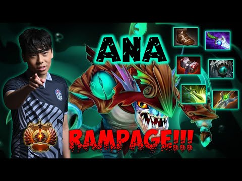 DOTA2 ANA SLARK Hard Carry RAMPAGE