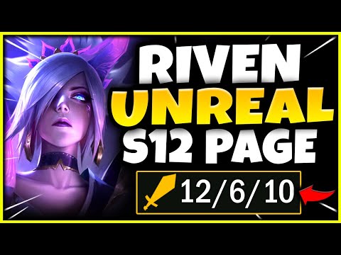 ACHIEVE RIVEN'S POWERSPIKE FASTER THAN EVER (DO THIS) S12 RIVEN TOP GAMEPLAY (Season 12 Riven Guide)