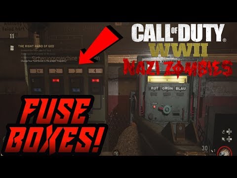 COD WW2 Zombies " Right Hand of God" Guide (Fuse Boxes)
