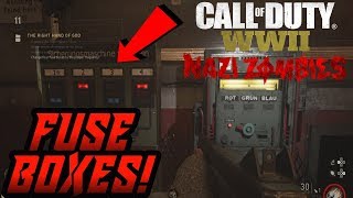 COD WW2 Zombies " Right Hand of God" Guide (Fuse Boxes)