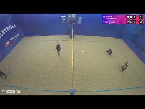 11:40 M. Bedukha / Y. Yevdokymov - A. Antonenko /D. Svyrydenko 06.01.2023 | Winners Beach Volleyball