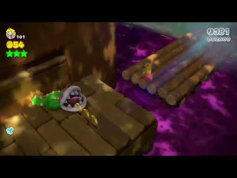 Super Mario 3D World [Switch] 6-4 Itemless Speedrun - Time: 31