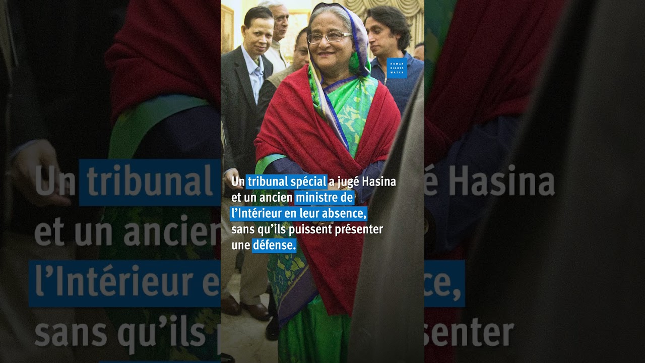 Bangladesh : L’ex-Première ministre condamnée à mort