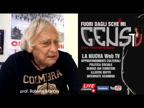 GensTv Prof Roberto Mancini. Presentazione. Controinformazione fuori dagli schemi