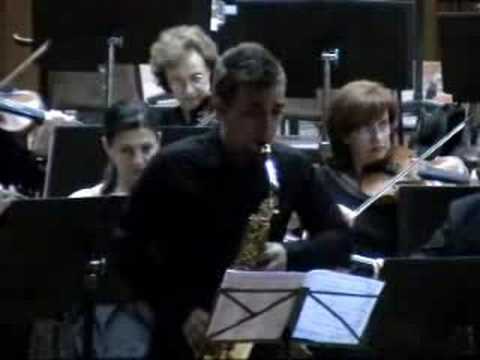 Glazunov saxophone concert - Goran Papazz part 1