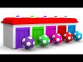Learn Colors Numbers For Babies With Ice Cream Scoops Soccer