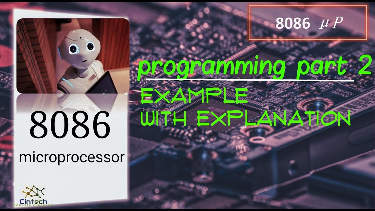 8086 programming ( programming part 2 )  / STRING INSTRUCTIONS BASED / BLOCK TRANSFER PROGRAM /