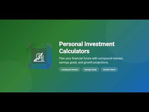 Personal Investment Calculator