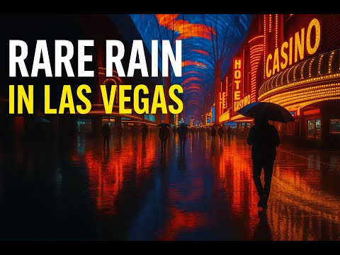 Las Vegas in the Rain?! Downtown Turns Into a...