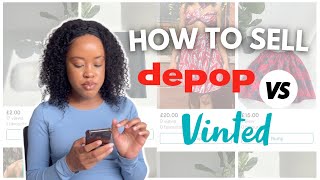 HOW TO SELL ON DEPOP VS VINTED: Sell Clothes Online with me