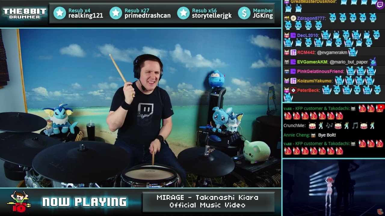 The8BitDrummer // Takanashi Kiara - MIRAGE